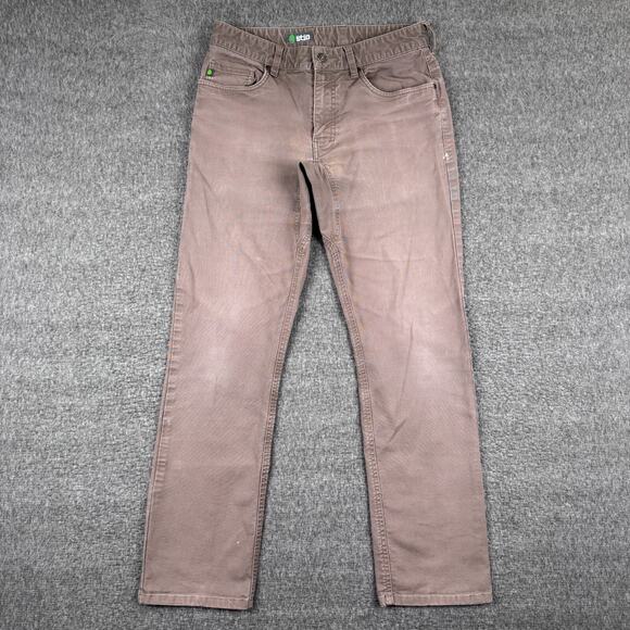 Stio Rivet Canvas Pant Mens 30x30 Brown‎ Straight Chino Outdoor Casual Pockets - Picture 1 of 11